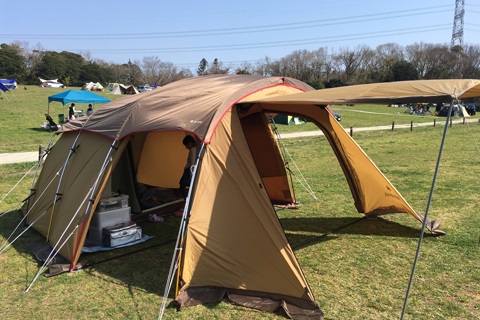 アウトドア テント/タープ エルフィールド2ルームのグランドシートを自作する。 | キャンプ工学