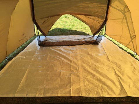 アウトドア テント/タープ エルフィールド2ルームのグランドシートを自作する。 | キャンプ工学